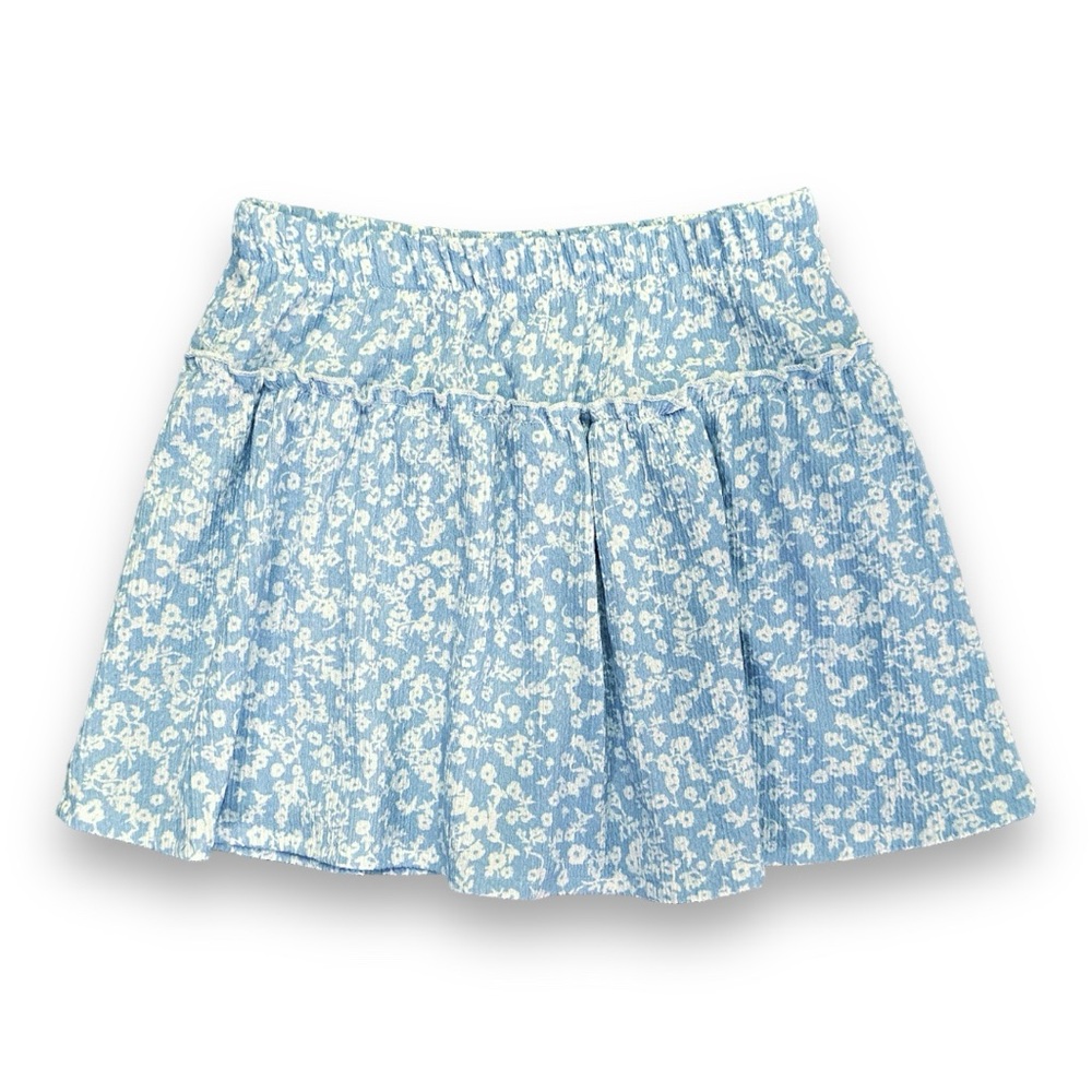 Zara Light Blue Floral Skort